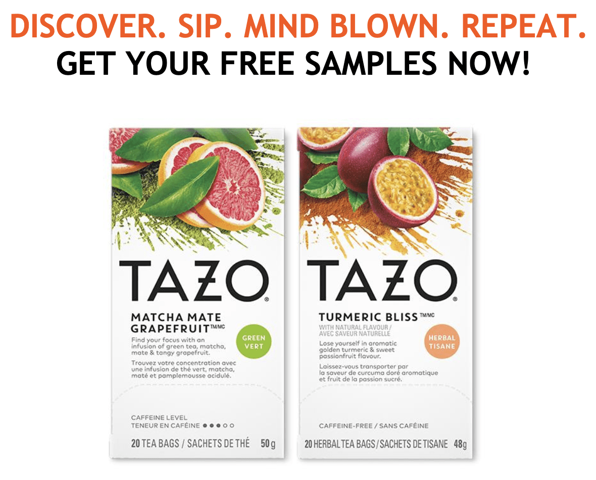 Tazo Tea Samples