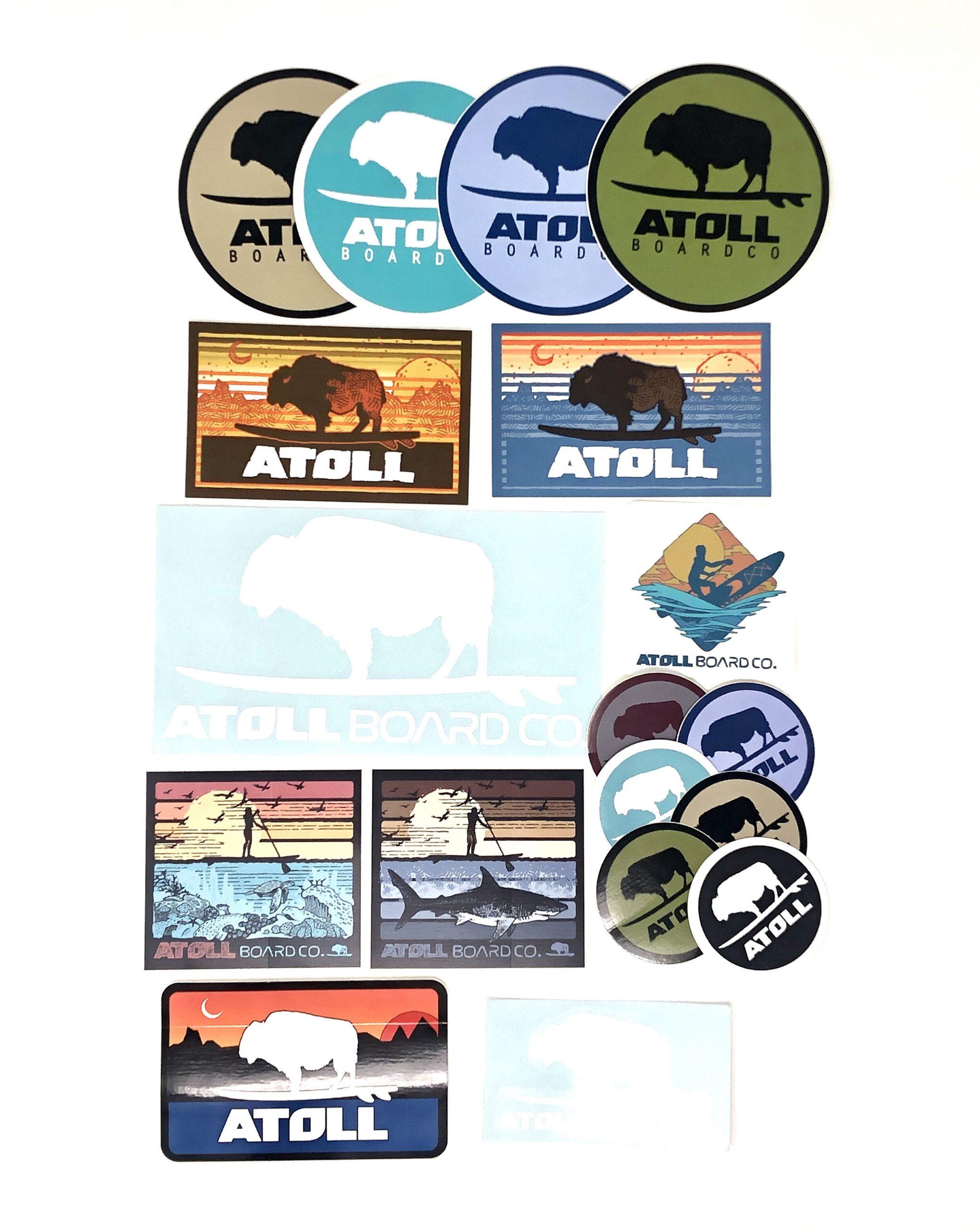 Atoll Board Free Stickers