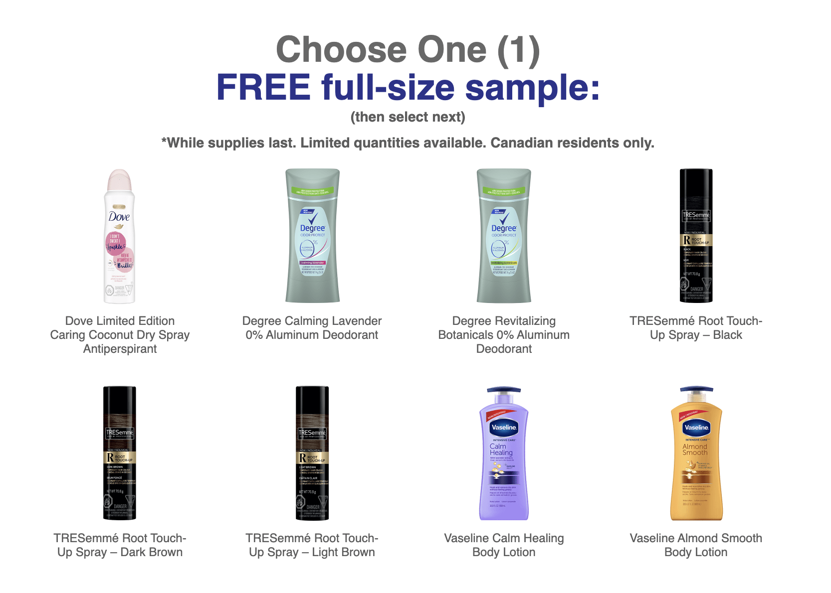 Unilever Free Samples
