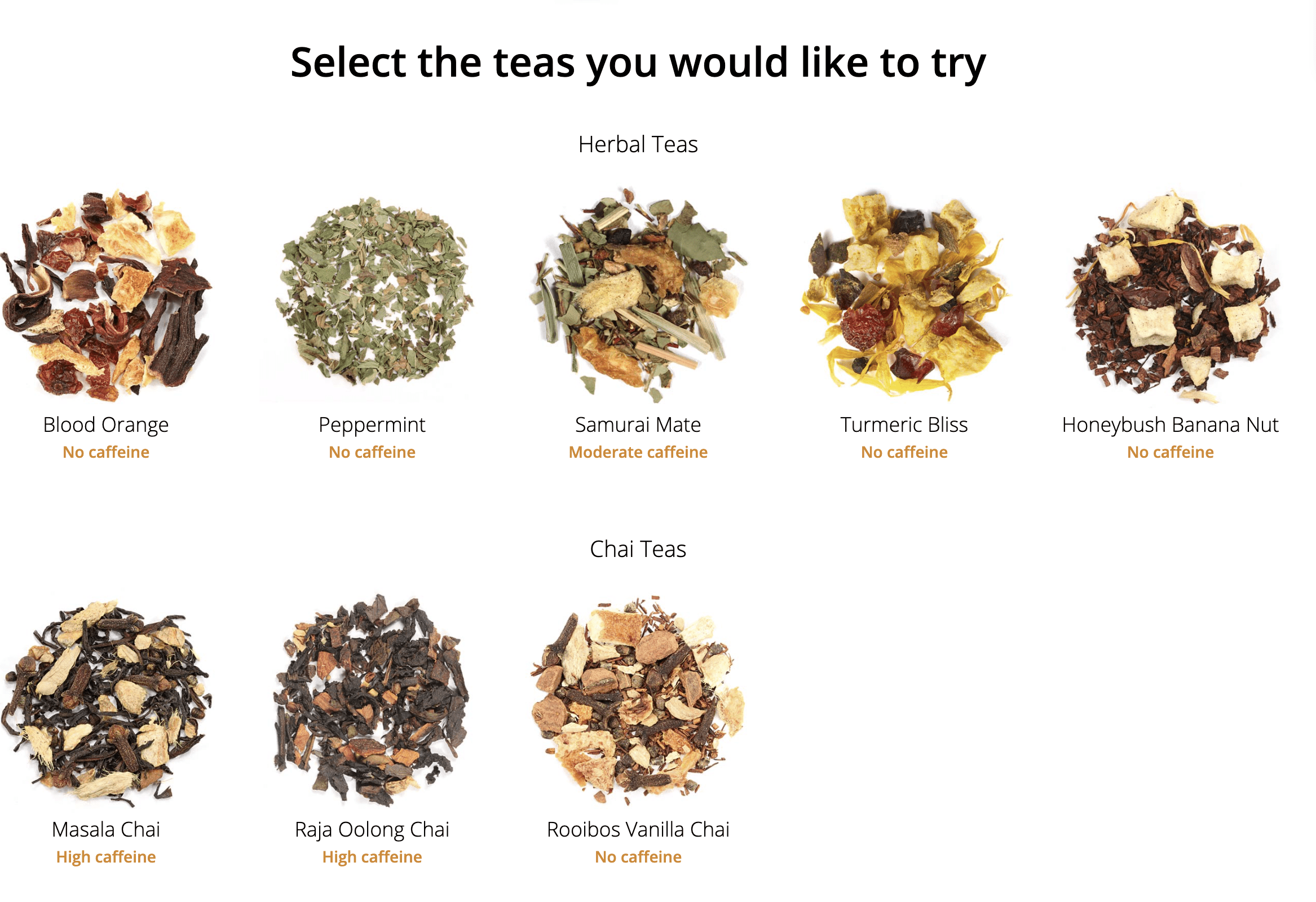 Free Tea Samples