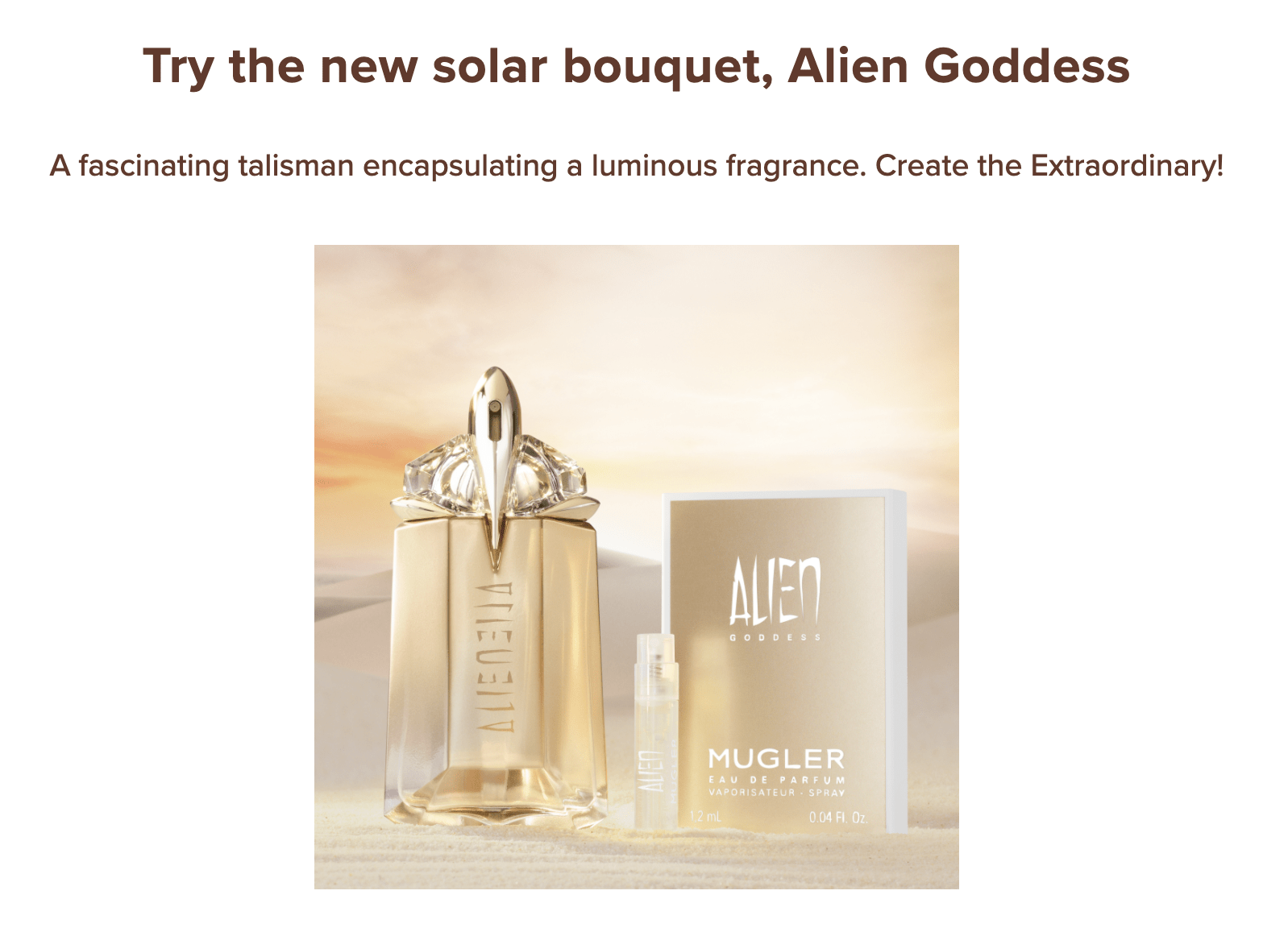 Alien Goddess Free Samples