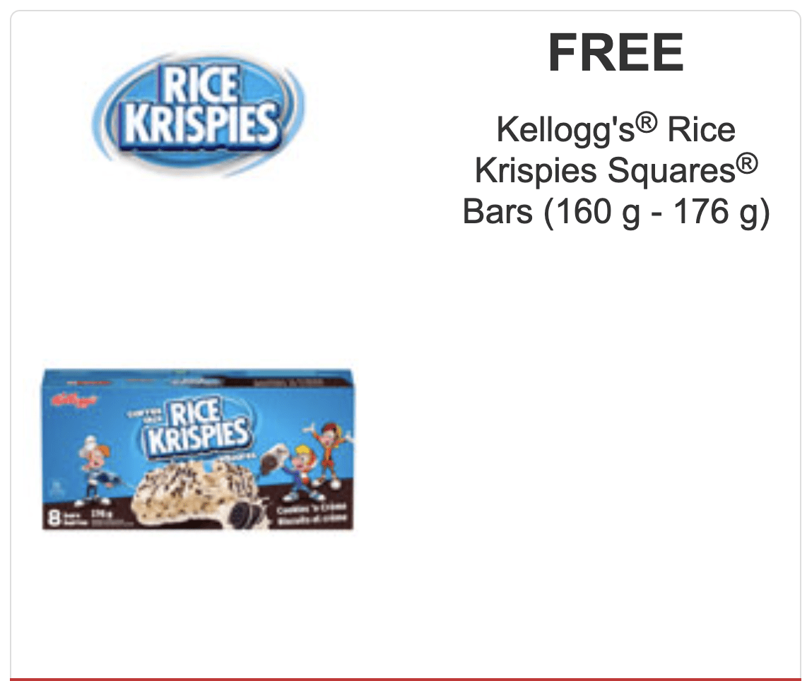Free Rice Krispies Squares