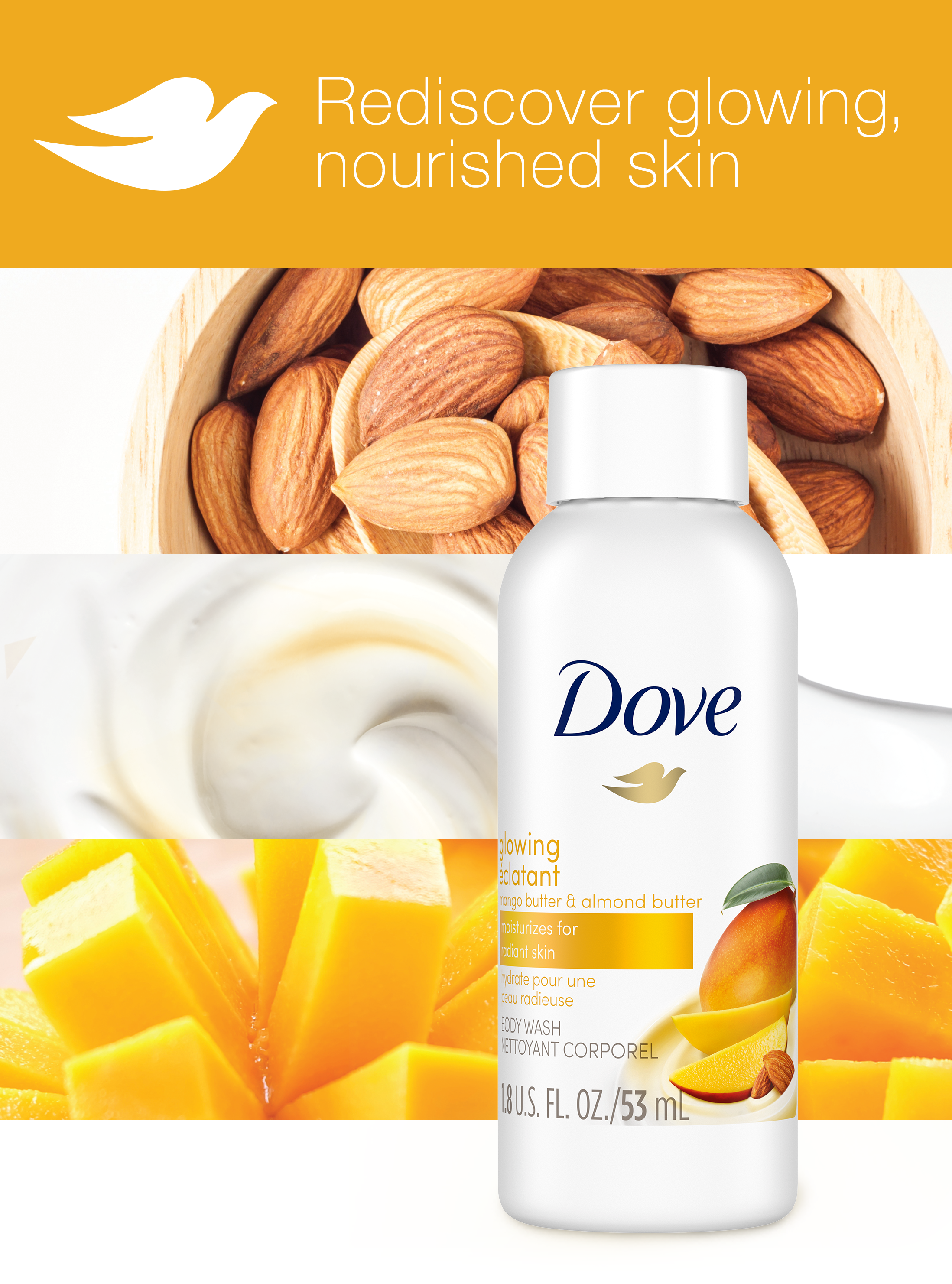Free Dove Mango Body Wash