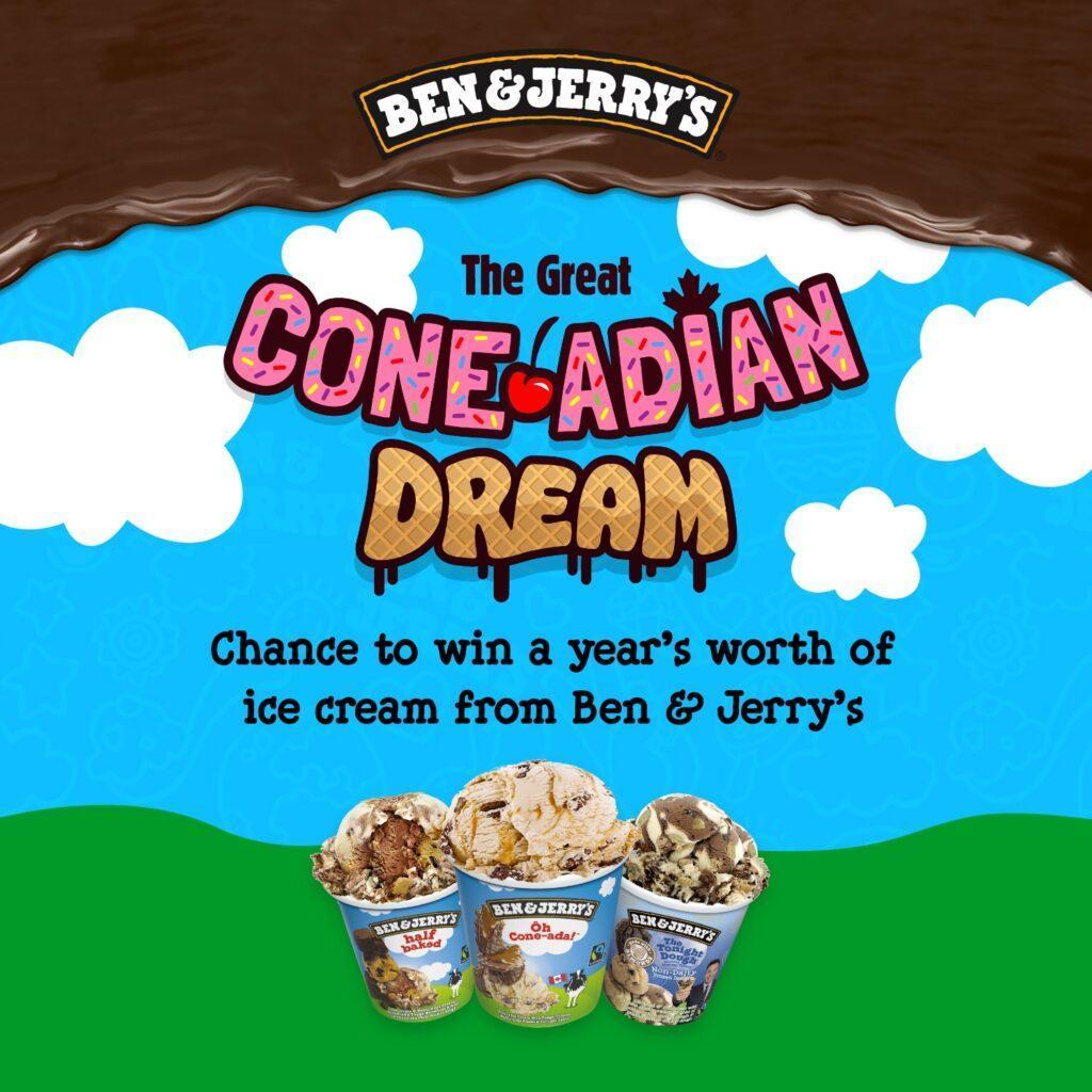 Win FREE Ice Cream For a Year! Free Stuff in Canada