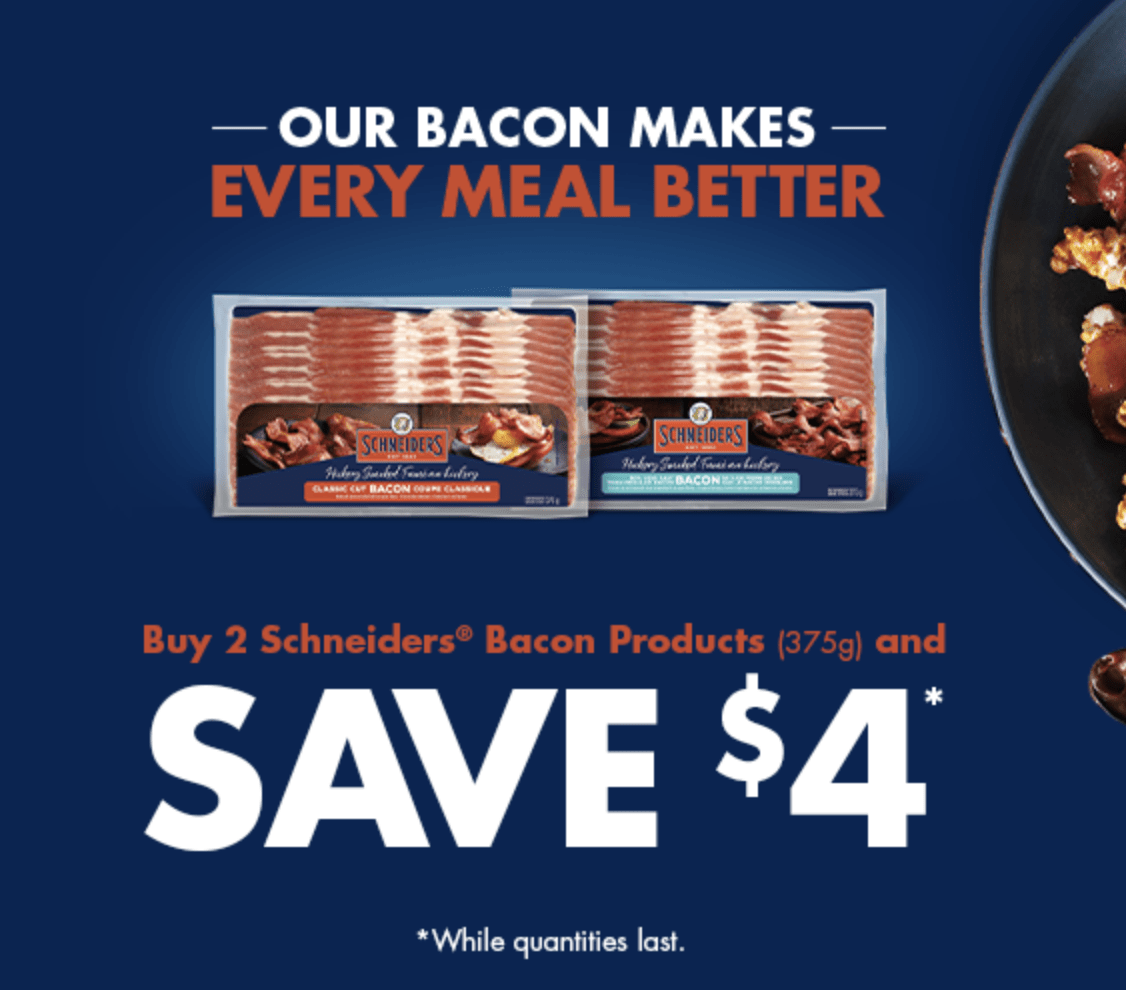 Schneiders Bacon Coupons