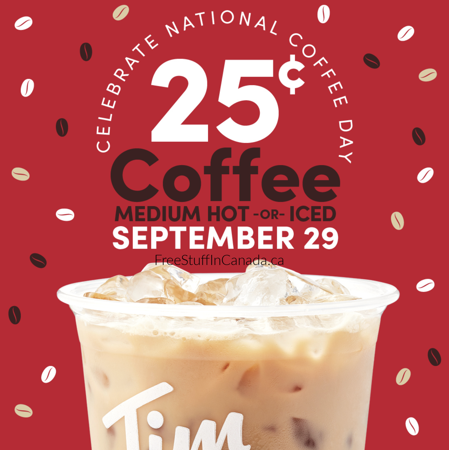 tim hortons national coffee day deal