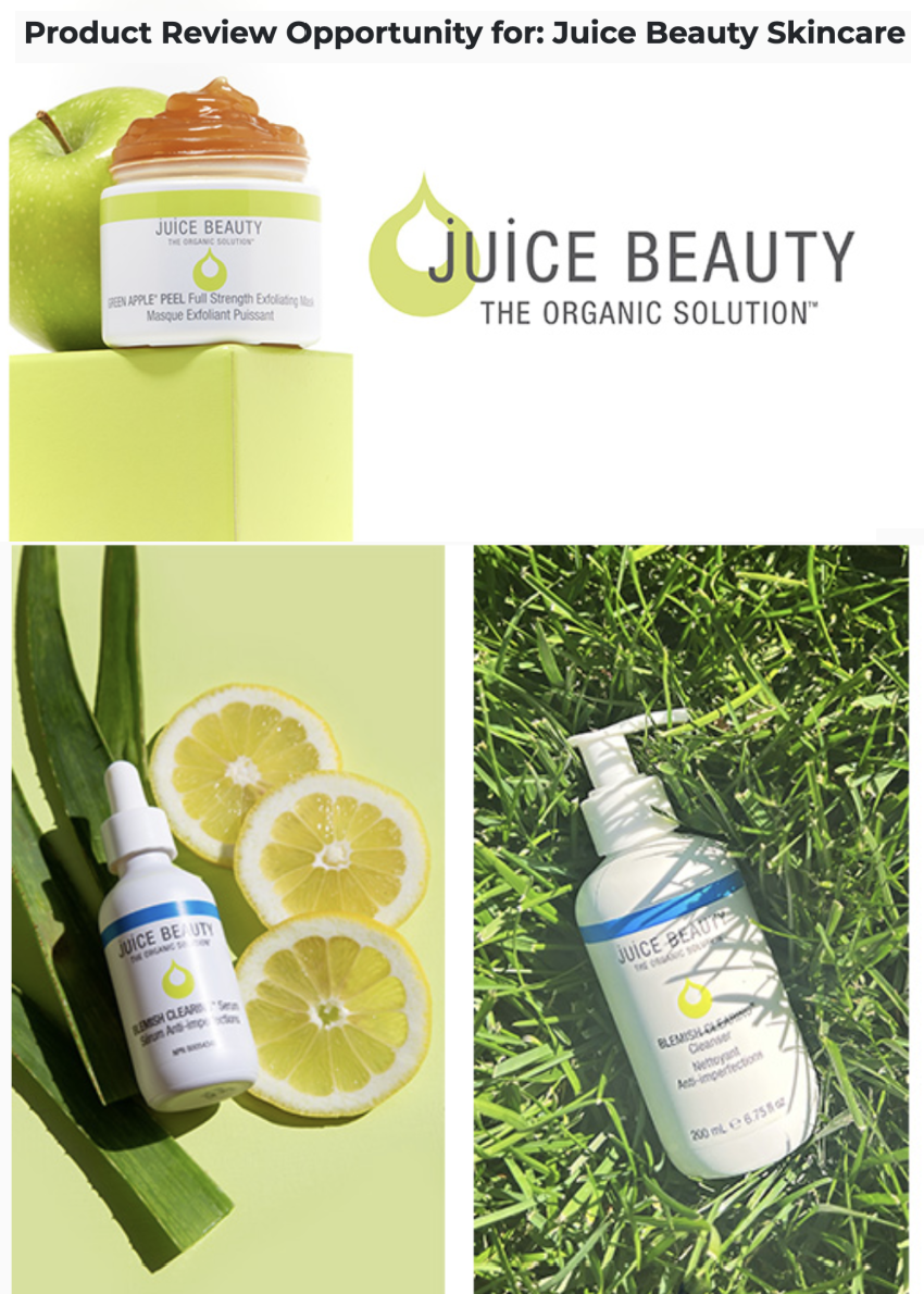 Free Juice Beauty Samples