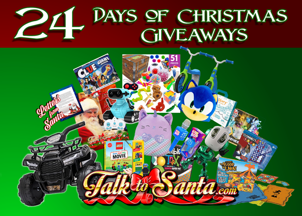 24 Days Of Christmas Giveaway Talktosanta.com