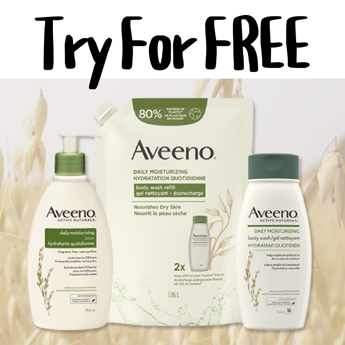 Try Aveeno For Free Canada