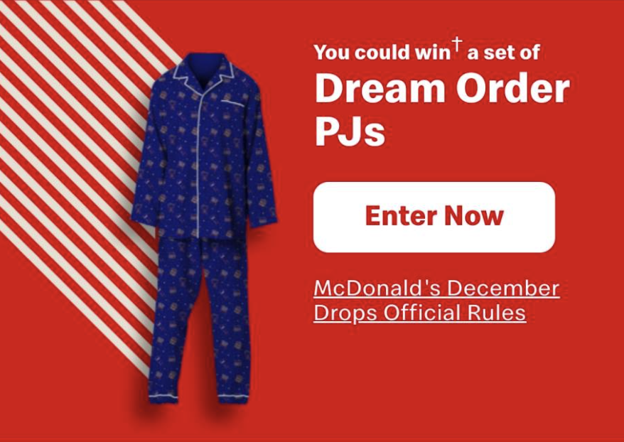 Win Mcdonalds Pajamas