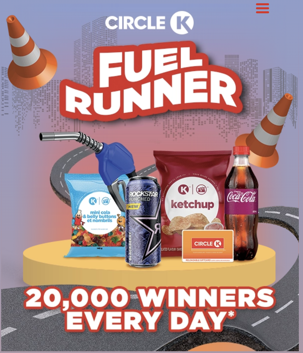 Circle K Fuel Runner Contest Canada