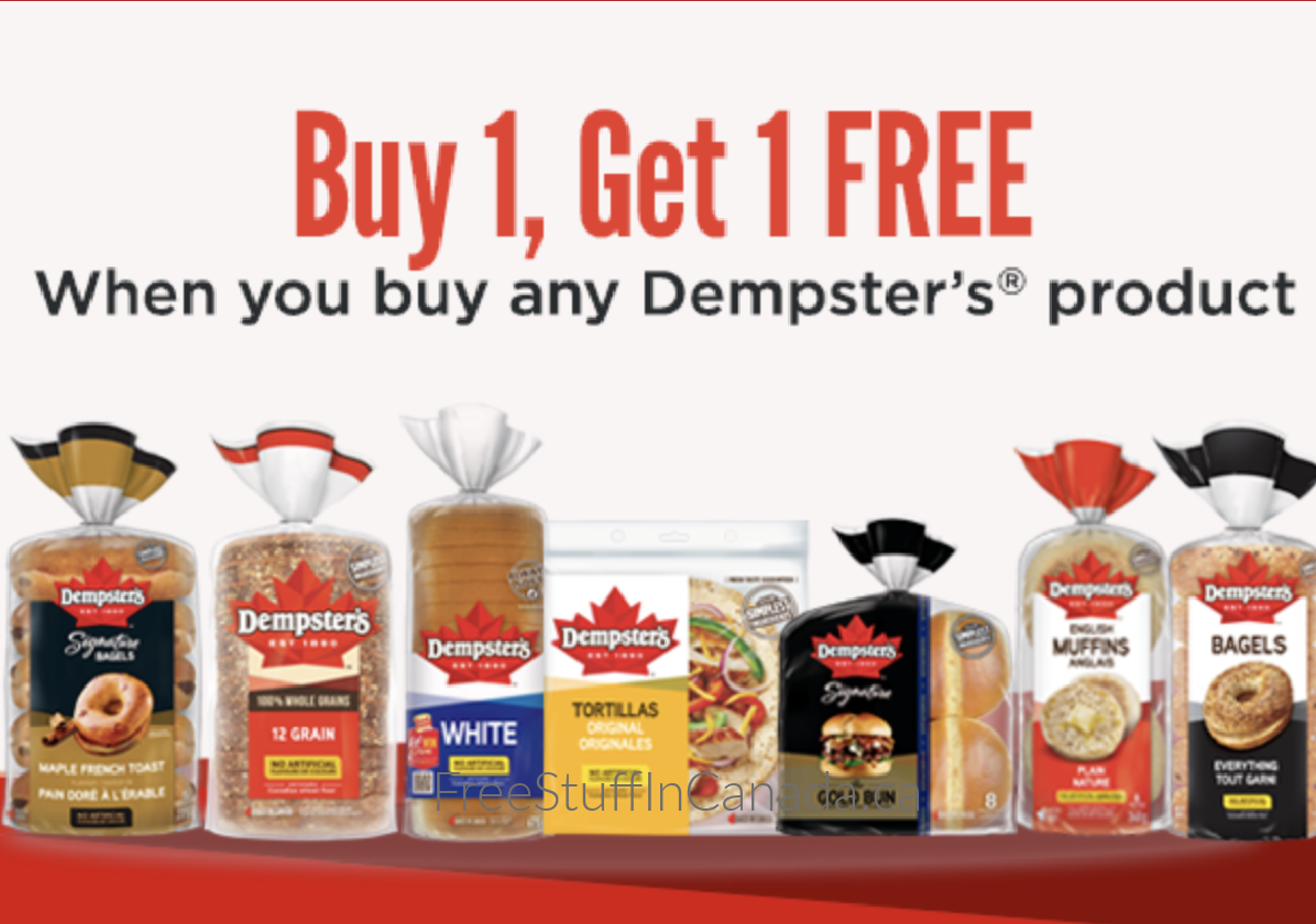 Buy 1 get 1 free dempster's coupon canada