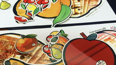 fruitland free stickers