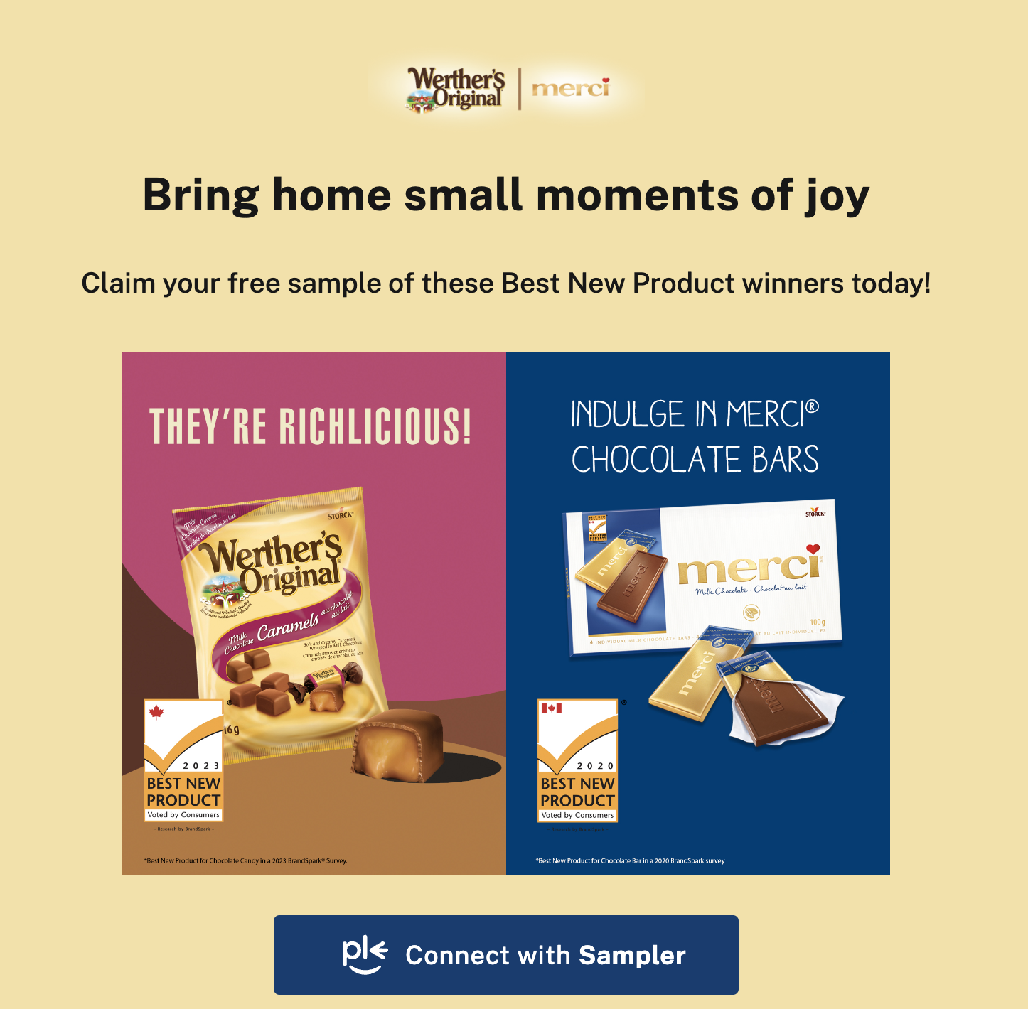 FREE Werther's Sample Packs! - Free Stuff in Canada