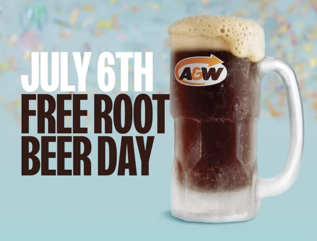 free root beer A&W Canada